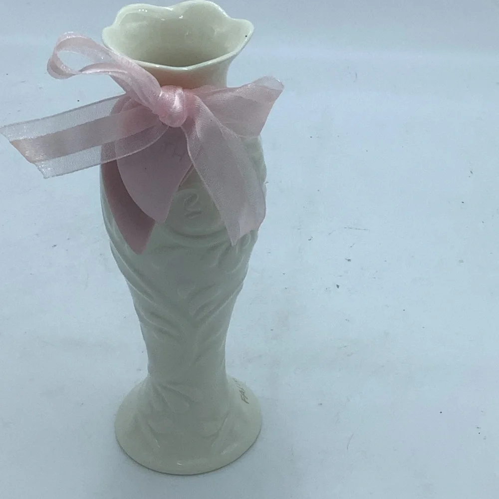Lenox Faith Gift of Knowledge Embossed Bud Vase